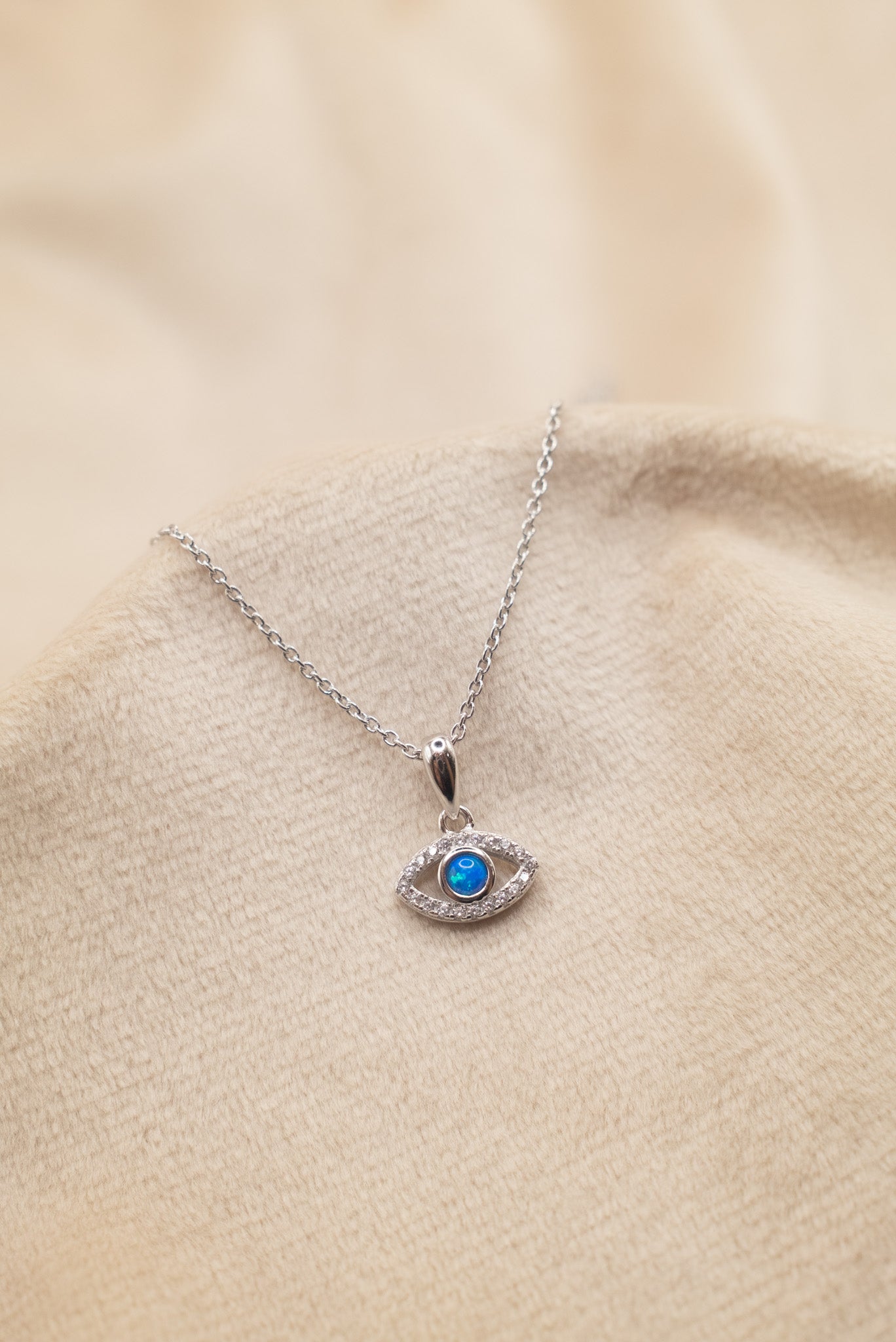 The Opal Evil Eye Pendant