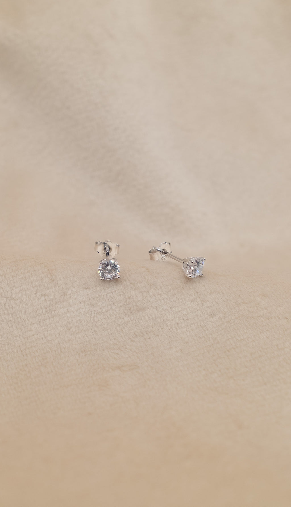 The Solitaire Glow Earrings