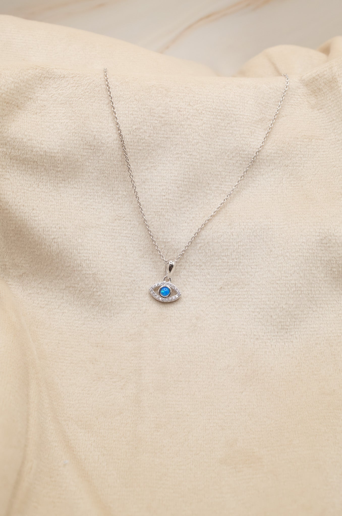 The Opal Evil Eye Pendant