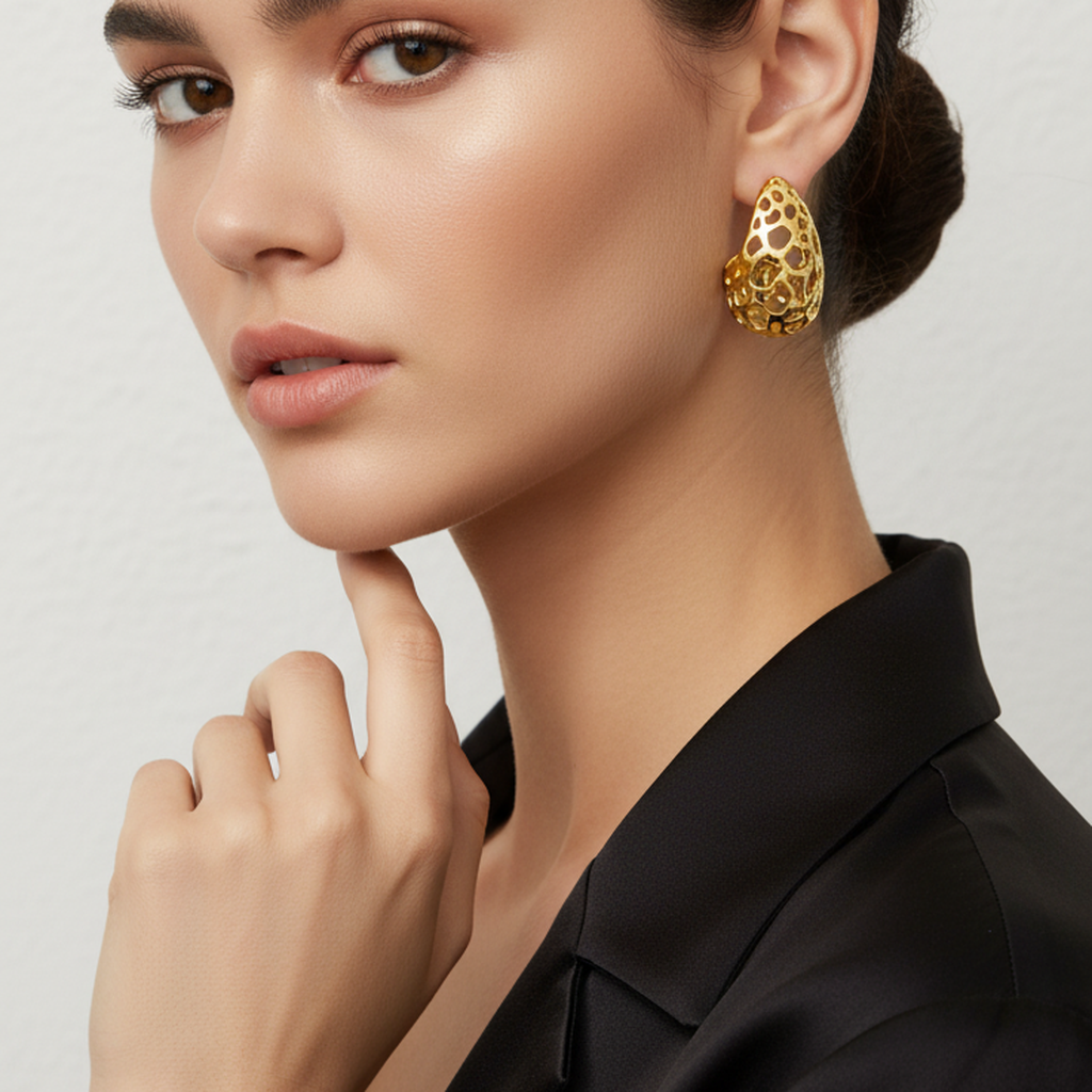 Artisan Teardrop Studs