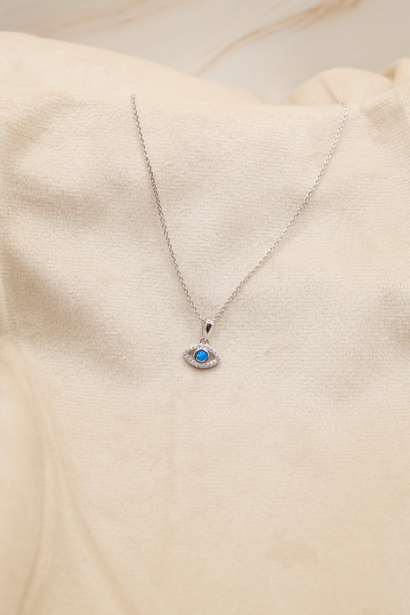 The Opal Evil Eye Pendant
