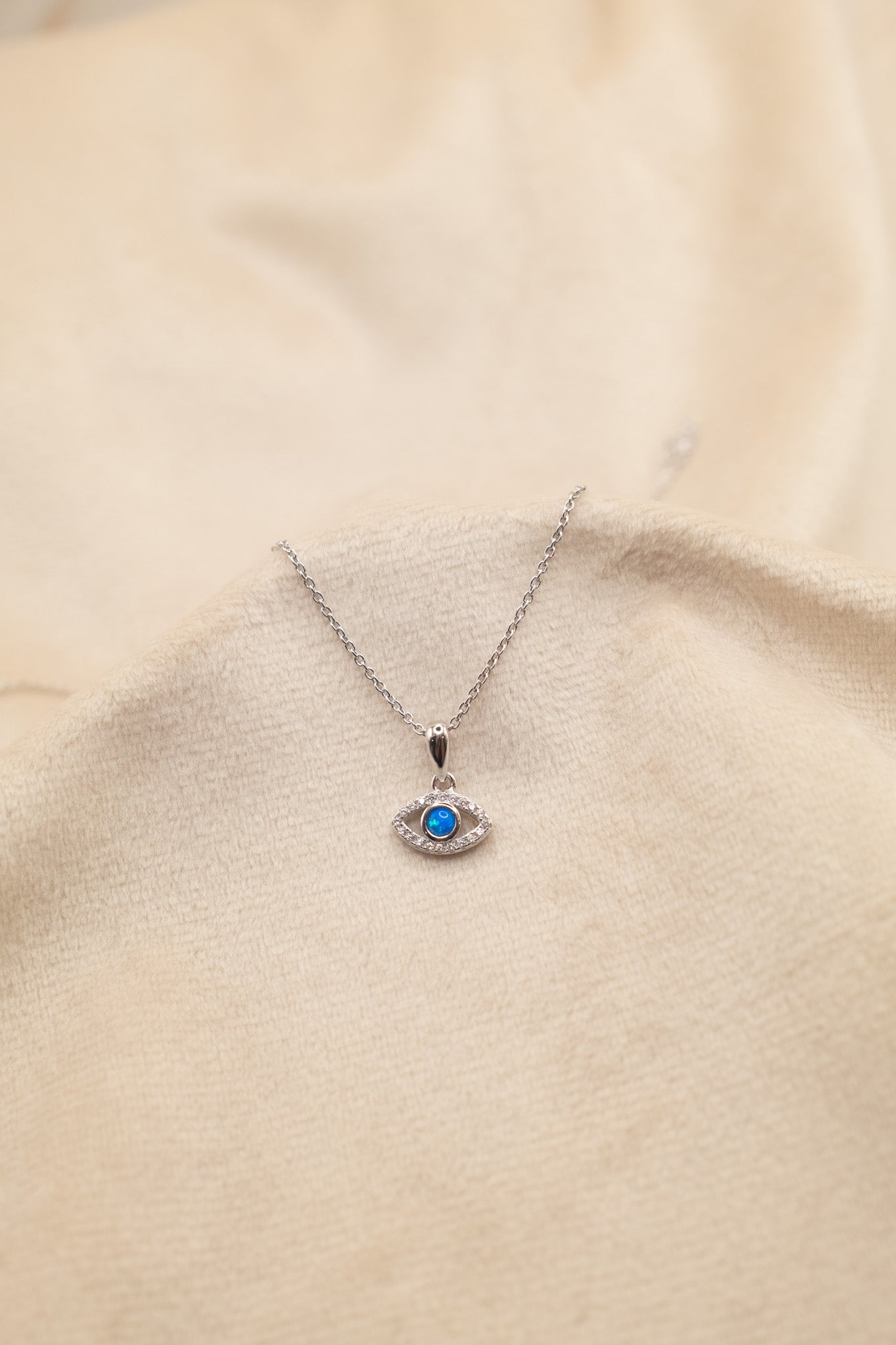 The Opal Evil Eye Pendant