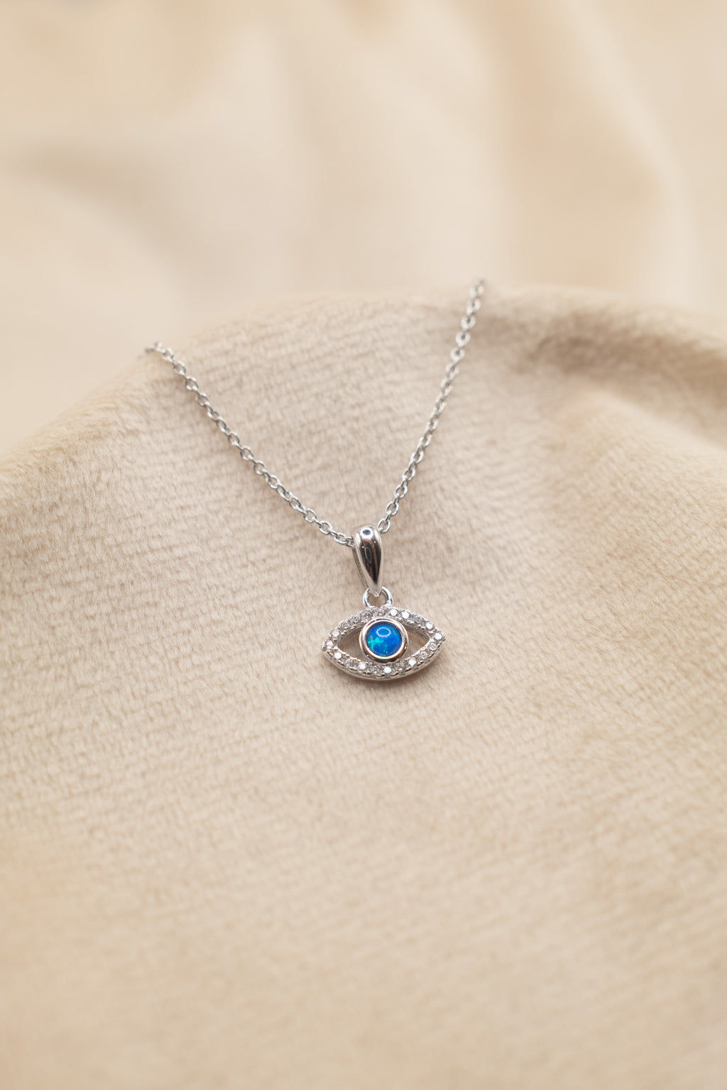 The Opal Evil Eye Pendant