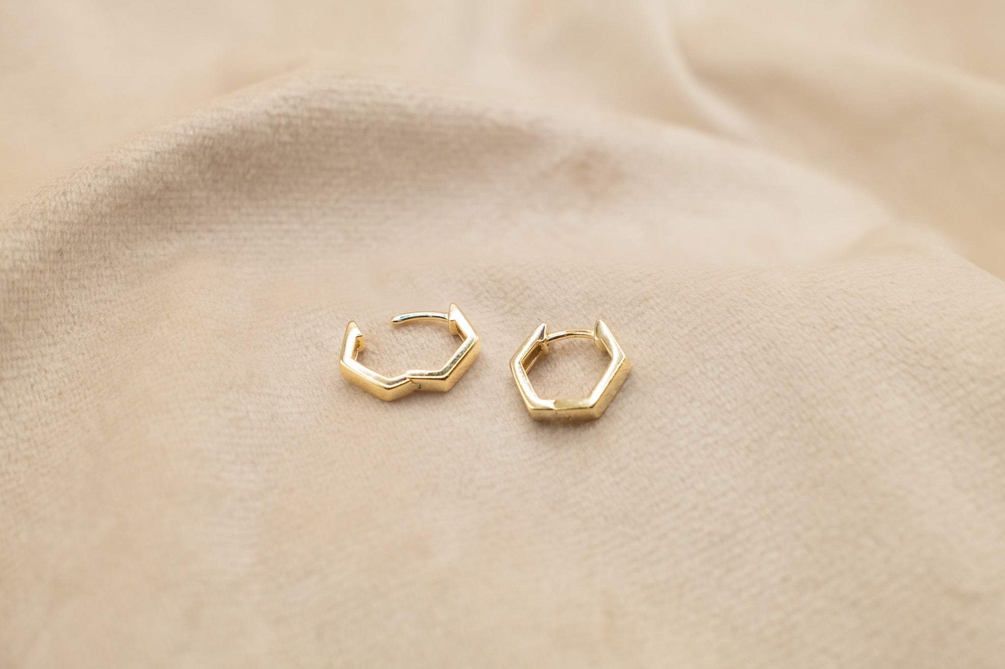 The Golden Hexa Earrings
