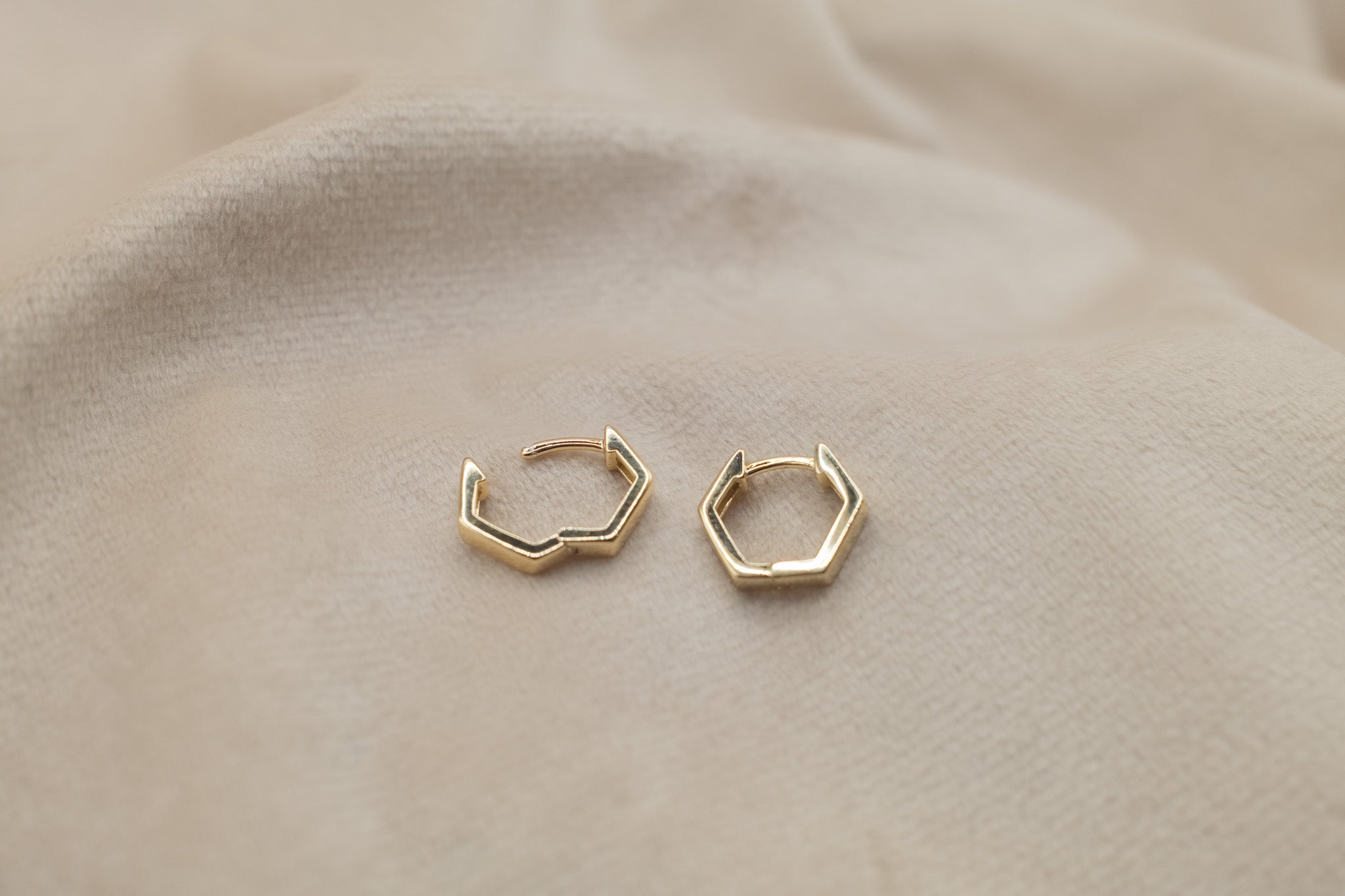 The Golden Hexa Earrings