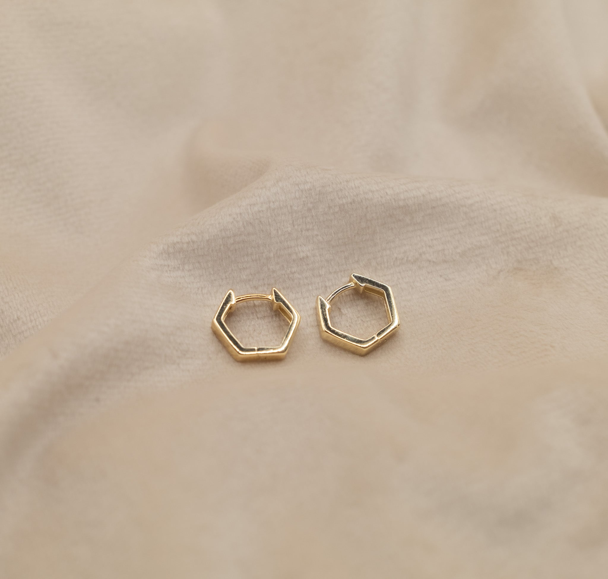 The Golden Hexa Earrings