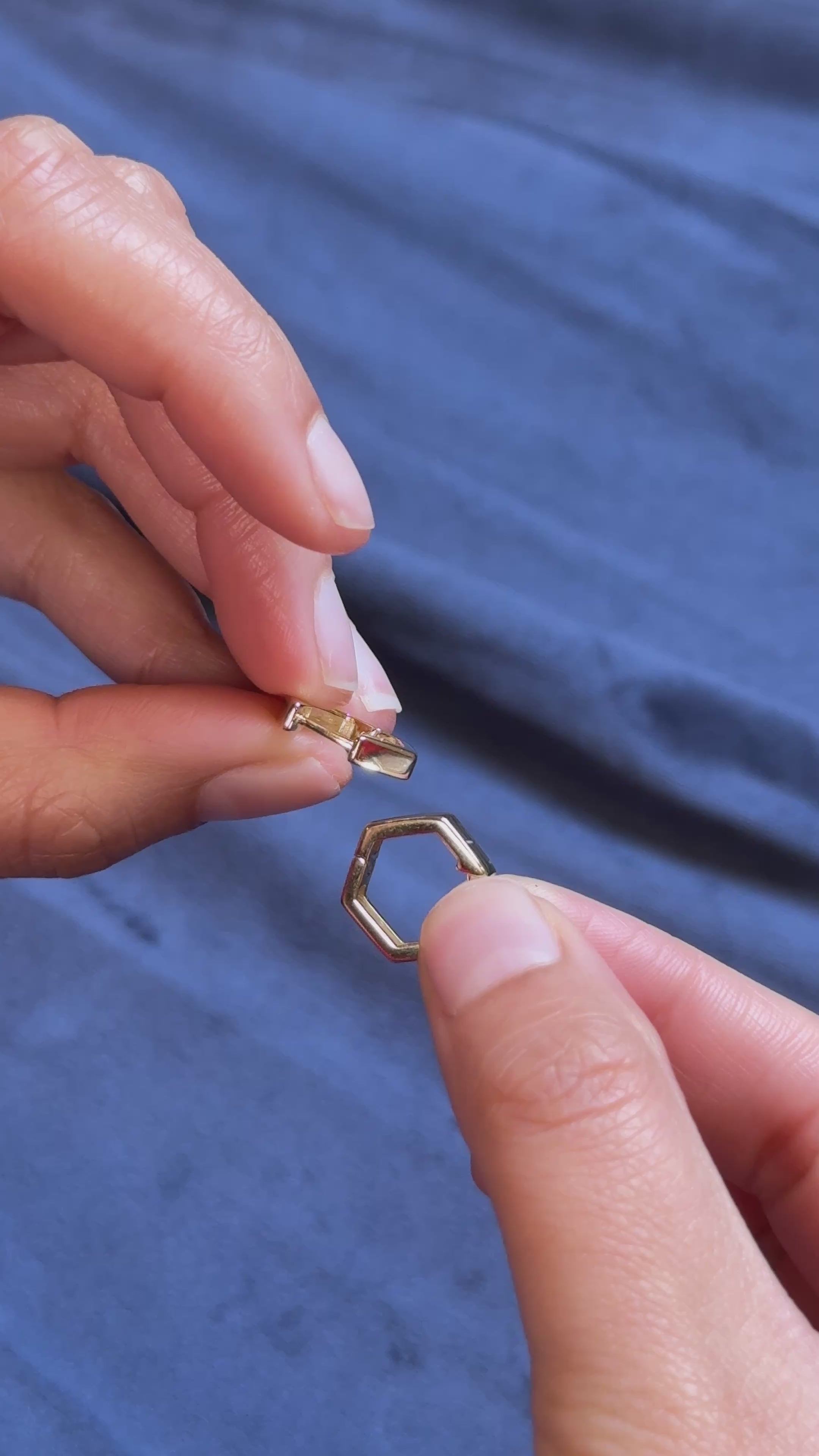 The Golden Hexa Earrings