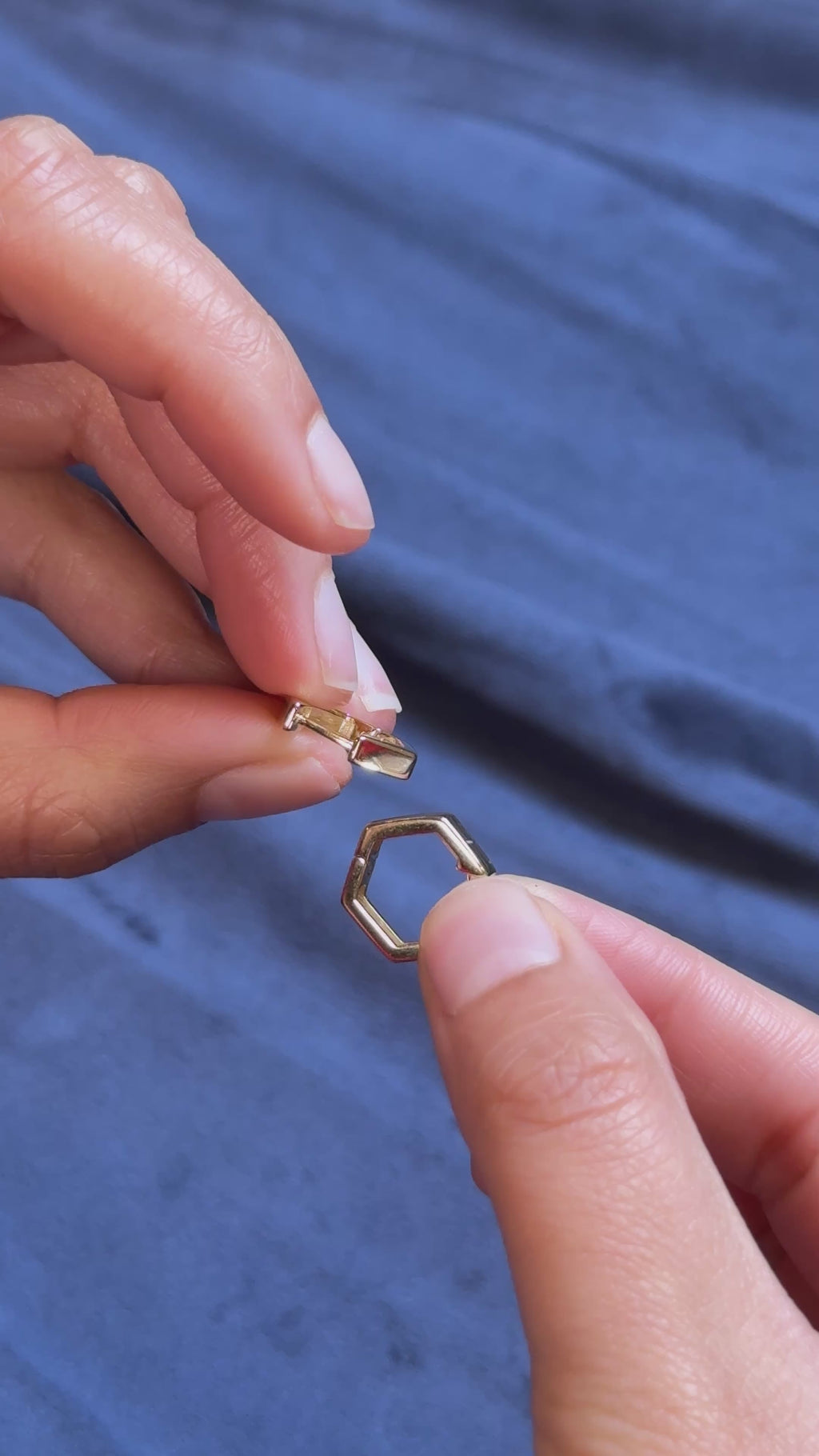 The Golden Hexa Earrings