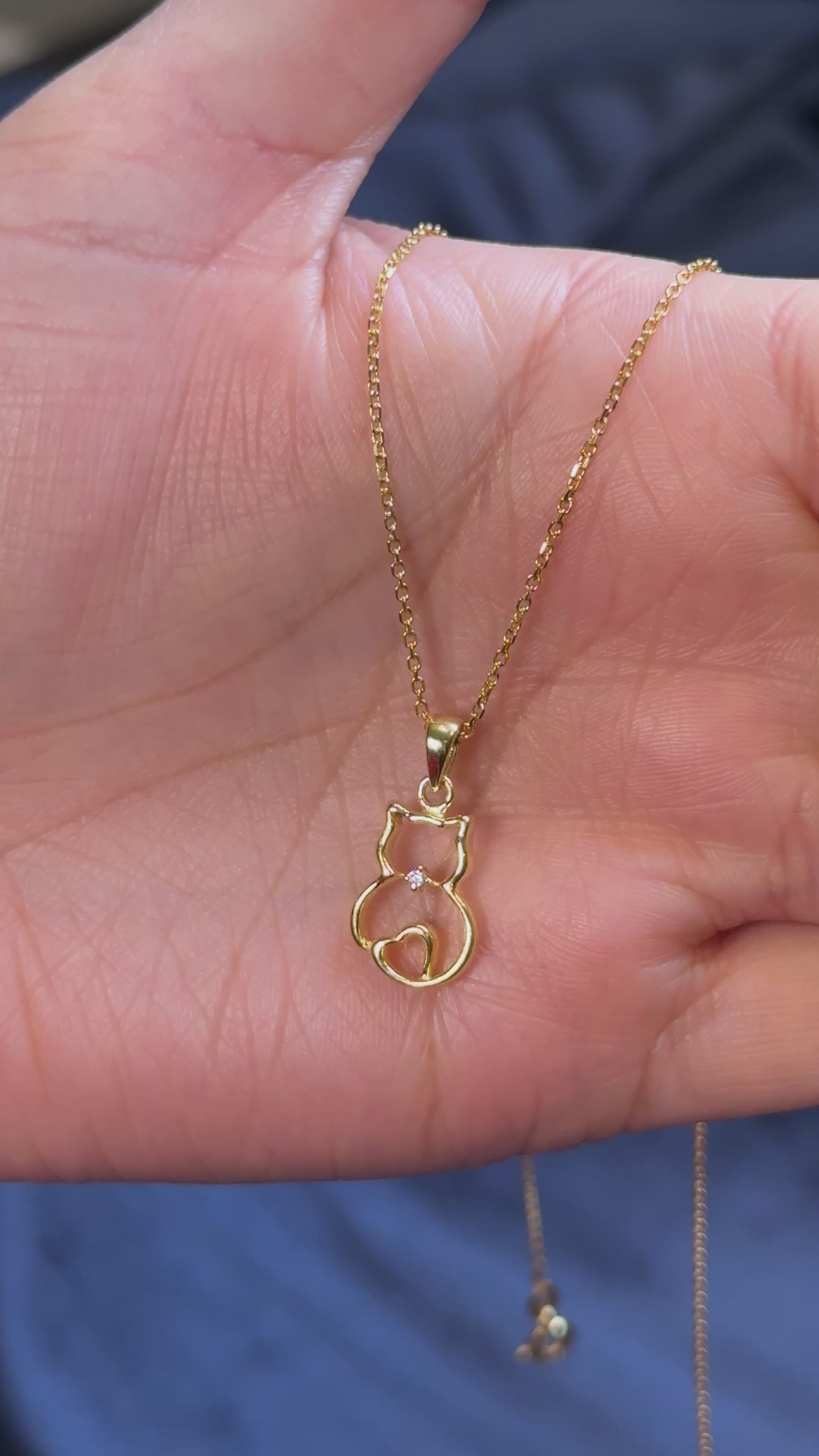 The Flurry Cat Pendant