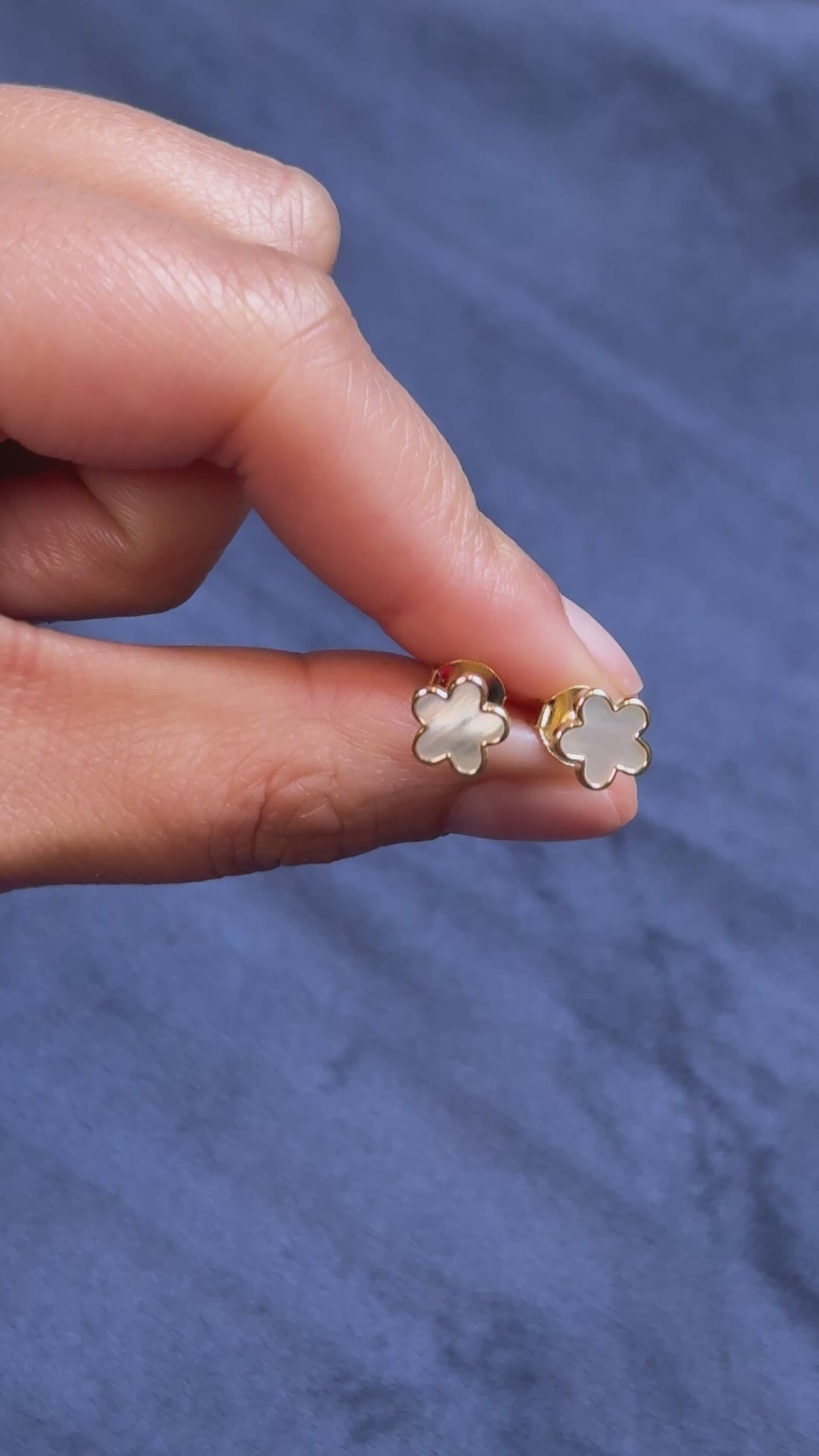 The Bloom Pearl Studs