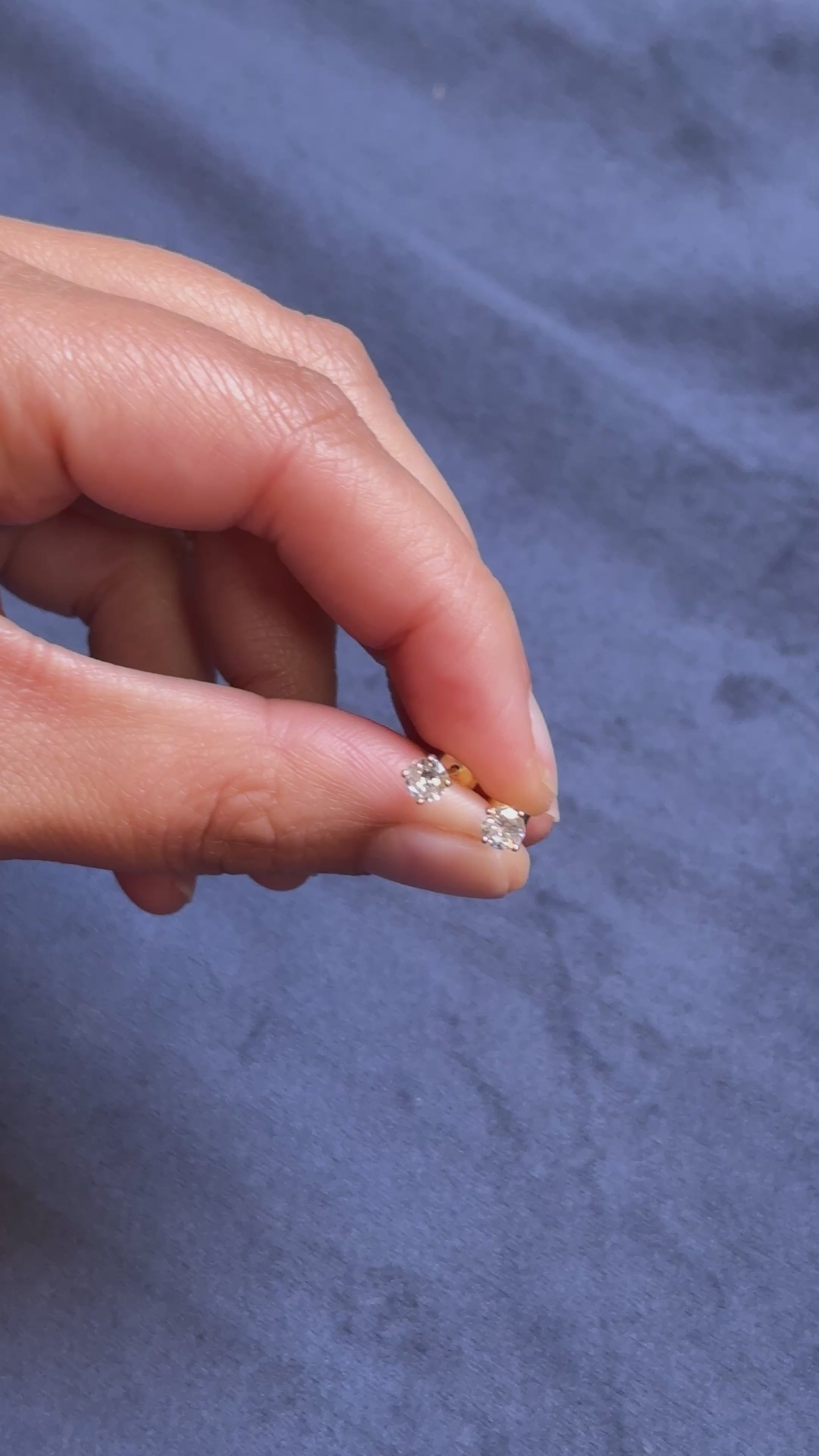 The Solitaire Glow Earrings