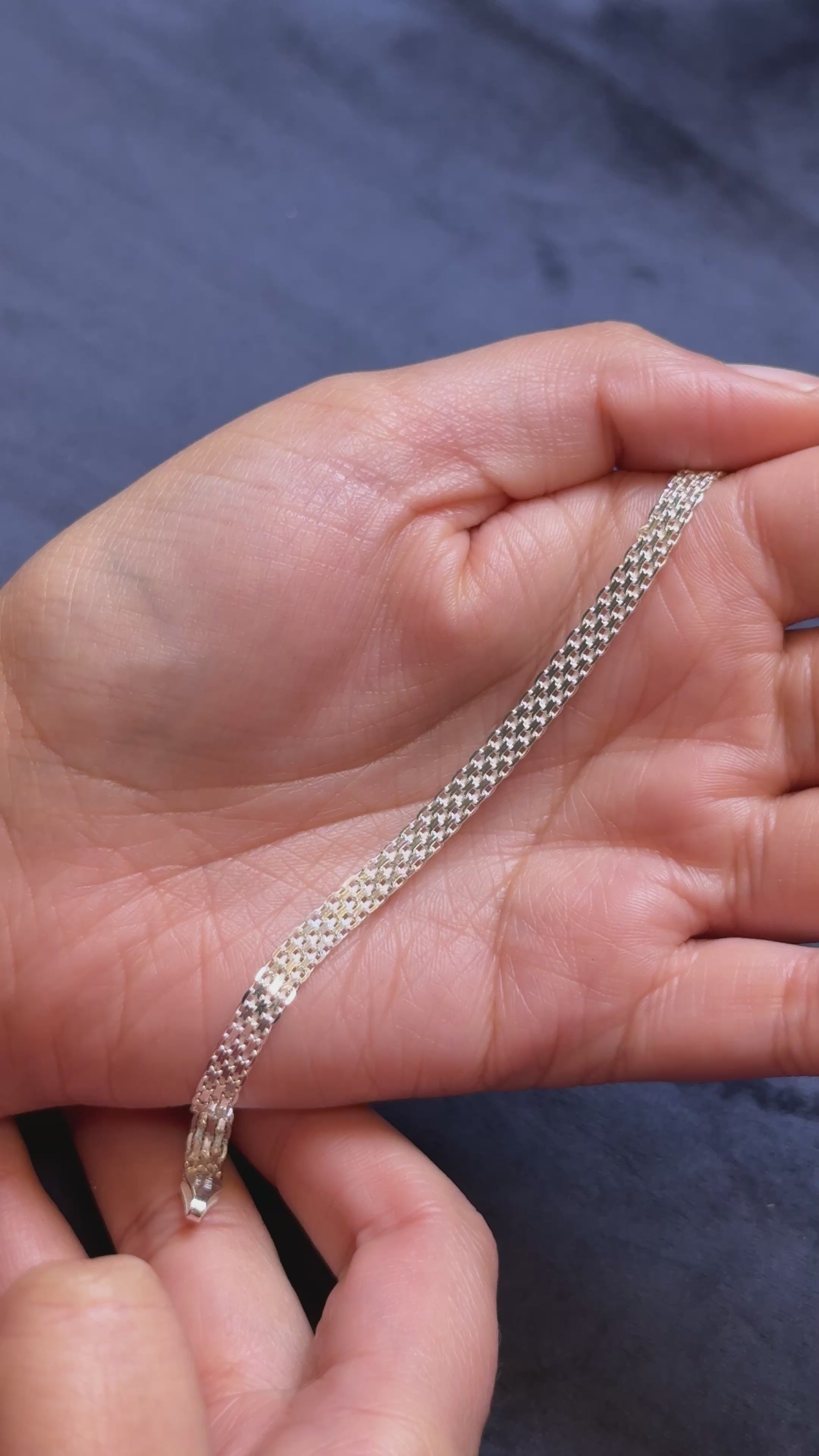 The Silverline Weave Bracelet