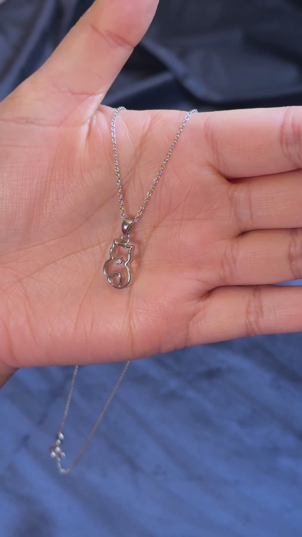 The Flurry Cat Pendant